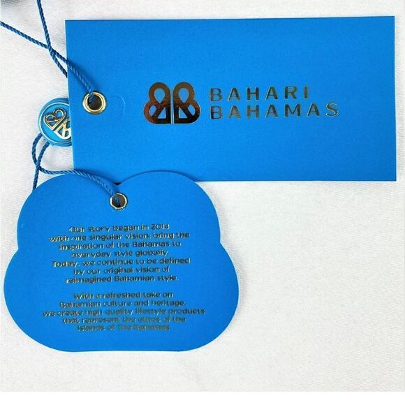 Bahari Bahamas Chesapeake bodycon dress with seashell accents M- NWT- stretch - - Picture 13 of 13